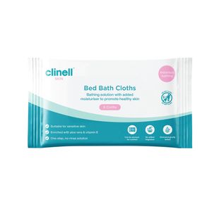 Clinell Carell Bed Bath Wipe X8 Pk24