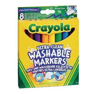 Crayola Washable Markers X8 Pk6