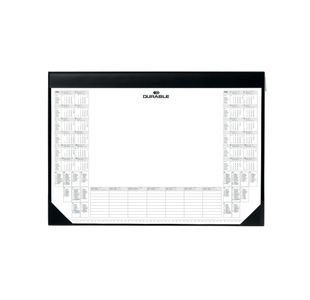 Durable Calendar Dsk Mat 590X420 Blk
