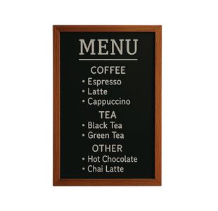 Wall Mount Chalkboard 400X600Mm Tea