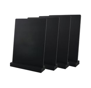 A4 Countertop Chalkboard Blk Pk4