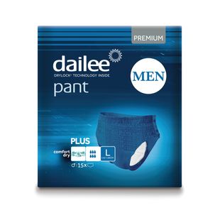 Pant Men Prem + Incont Pants L Pk15