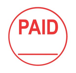 Colop Eos R17 Paid Self-Inking Stamp