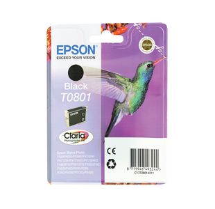 Epson T0801 Photo Ink Cart Blk