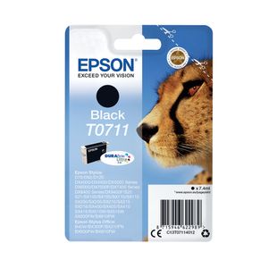 Epson T0711 Ink Cart Durabrite Black