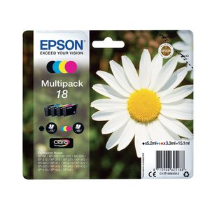 Epson 18 Ink Cart Claria Mltipk Cmyk