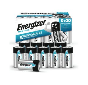 Energizer Max Plus D Battery Pk20