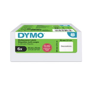 Dymo Lrg Mpps Lab 54X70Mm Pk6