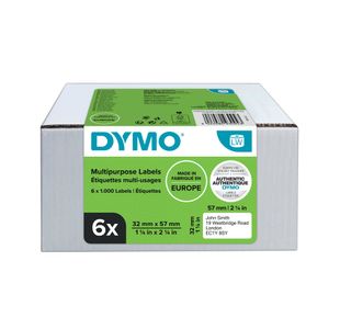 Dymo Mpps Labels 32Mmx57Mm Pk6