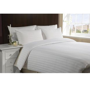 Vl Satin Stripe Duvet Set Sking Pk10