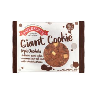 Giant Cookie Triple Choc 60G Pk18