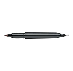 Twin Tip Permanent Marker Blk Pk12