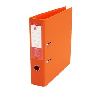 Prem Lever Arch File A4 Orange Pk10