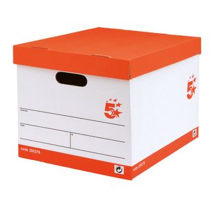 Storage Box 321X392X291 Red/Wht Pk10
