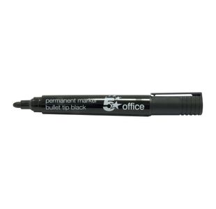 Permanent Marker Bullet Tip Blk Pk12