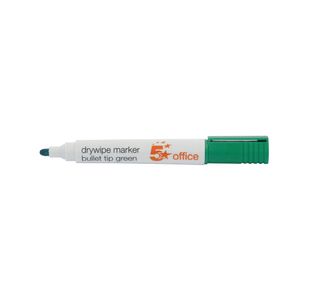Drywipe Marker Bullet Tip Grn Pk12