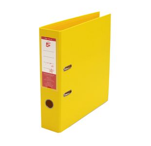 Prem Lever Arch File A4 Pp Ylw Pk10