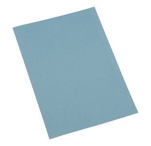 Sq Cut Folder A4 250Gsm Blue Pk100