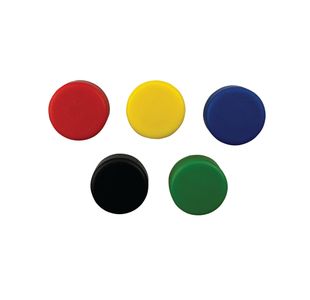 Round Plastic Cud Magnets 20Mm Pk10