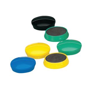 Round Plastic Cud Magnets 30Mm Pk10