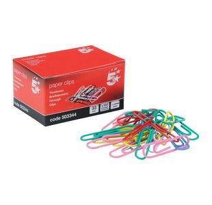 Paperclips Large 30Mm Ast Pk10