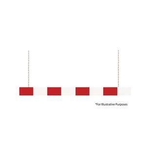 Height Restriction Bar 2000 Red/Wht