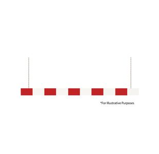 Height Restriction Bar 3000 Red/Wht