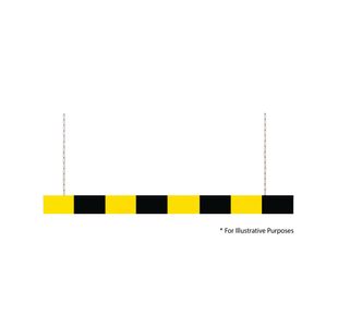 Height Restriction Bar 2500 Ylw/Blk