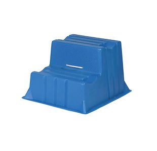 2 Tread Indl Steps Blue 510X600X370