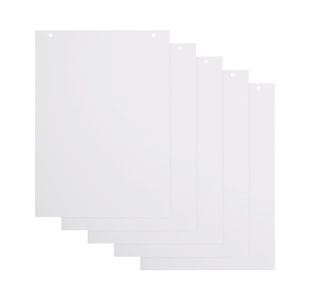 5 Star Plain Flipchart Pad A1 Pk5