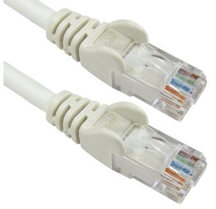 5 Star Rj45 Cable Lsoh White 2M
