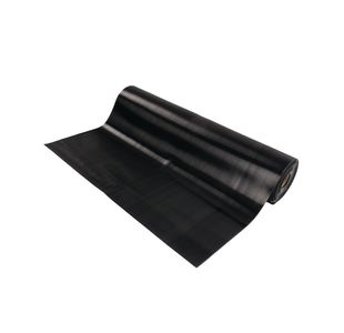 Ribbed Runner Mat 0.9Mx10Mx3Mm Blk