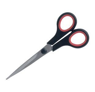 Scissors Sless Steel/Rubber 155Mm