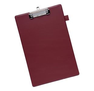 Standard Clipboard Foolscap Dark Red