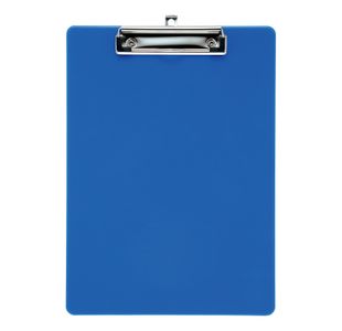 Clipboard Solid Plastic A4 Blue