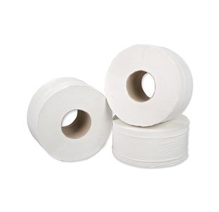 Mini Jumbo Toilet Rolls 1-Ply Pk12