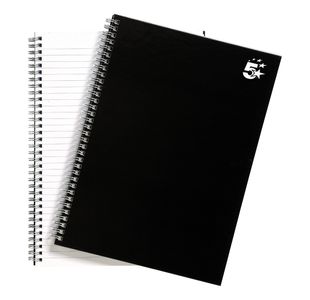 Wbnd Notebook Rld 140Pg A4 Blk Pk5
