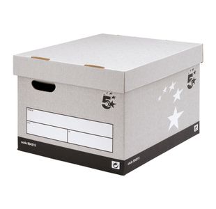 Storage Box Extra Large Grey Pk10