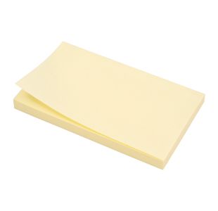 Extra Sticky Notes 76X127Mm Ylw Pk12