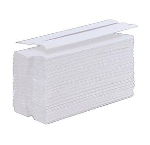 C-Fold 1-Ply Hand Towel Wht Pk12