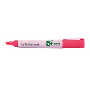 Highlighter Chisel Tip Pink Pk12