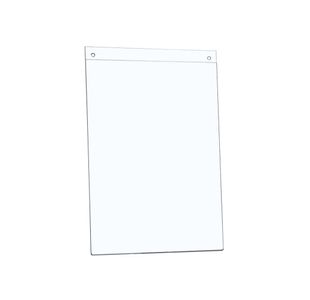 Sign Holder Wall Display Ptrt A4 Clr