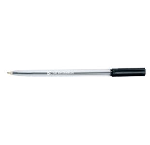 Ball Pen Medium 1Mm Tip Blk Pk20