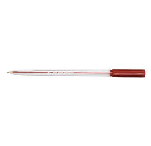 Ball Pen Medium 1Mm Tip Red Pk50