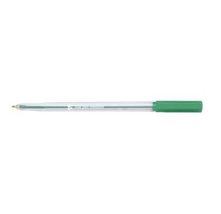 Ball Pen Medium 1Mm Tip Green Pk20