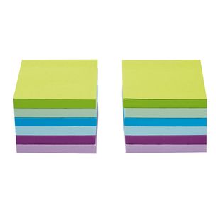 Sticky Notes 76X76 Neon/Pastel Pk12