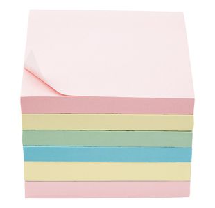 Extra Sticky Note 76X76 Ast Neon Pk6