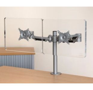 Twin Manual Monitor Arm