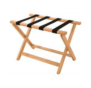 York Wooden Luggage Rack Light Wood