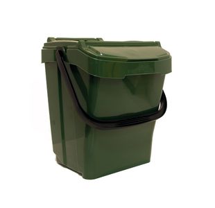 Kitchen Waste Caddy Bin 40L Moss Grn